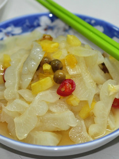 涼拌鳳梨苦瓜佐破布子 的食譜成品照片
