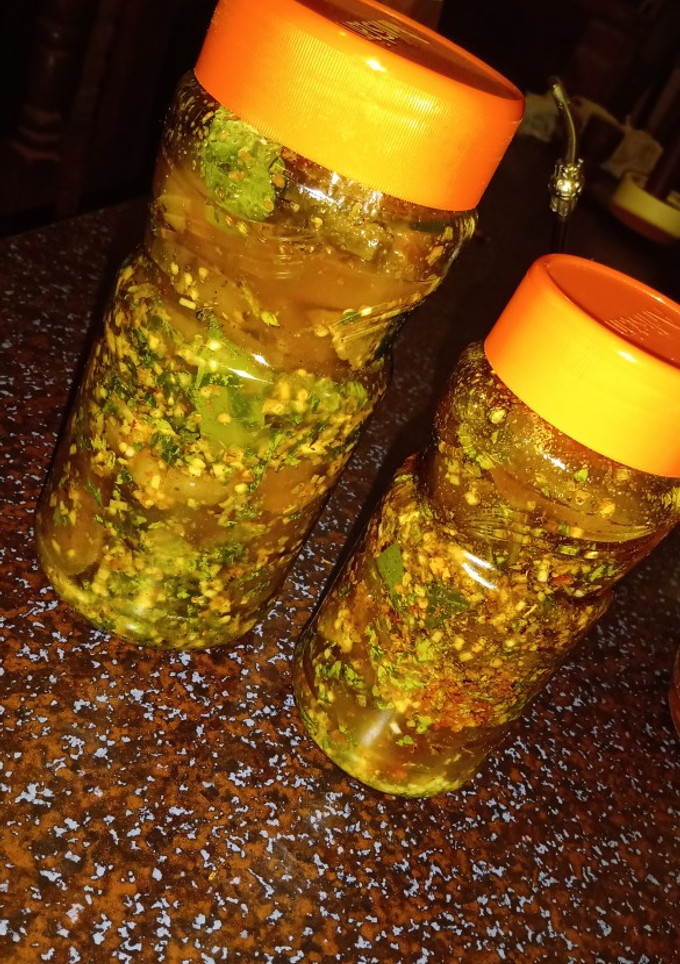 Una foto de Berenjenas al escabeche
