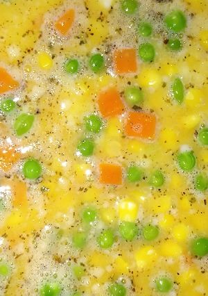 Una foto de Omelette de verduras