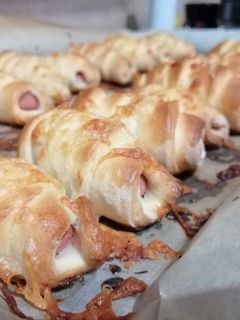 Virslis kifli recept fotója