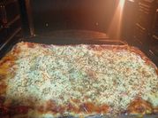 Una foto de lasaña bechamel