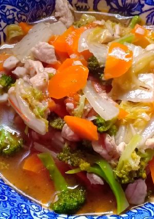 Foto resep Cap cai asam manis