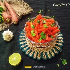 A picture of Rich In Vitamin A Gujarati Lasaniya Gajar OR Garlicy Carrots.