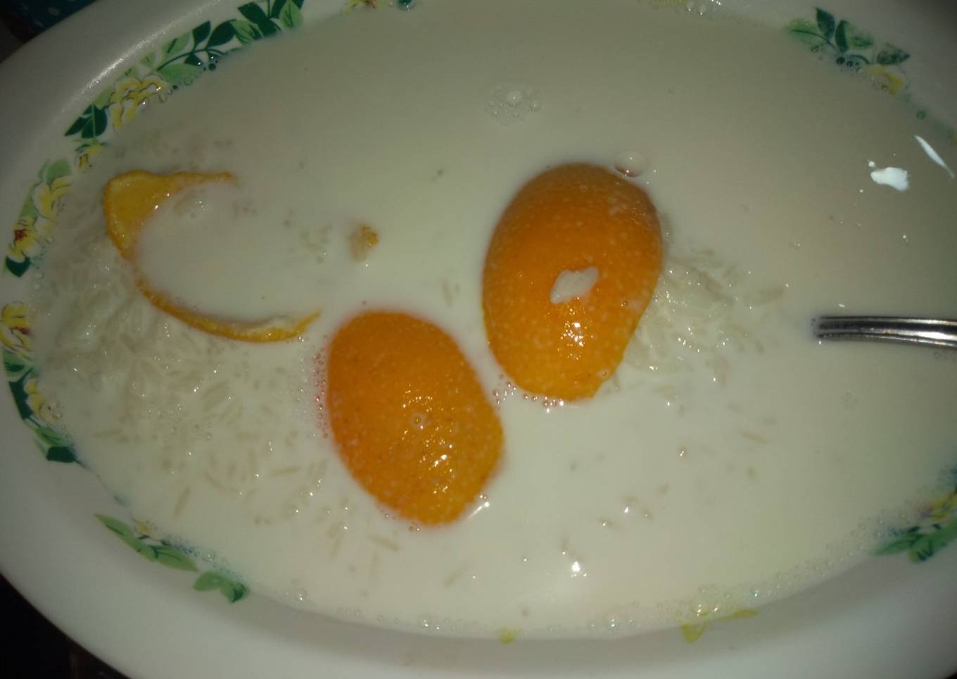 Arroz con leche y naranja 🍊