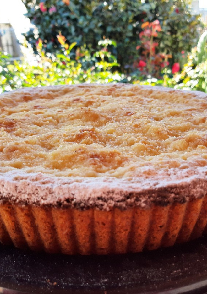 Una foto de Tarta de manzana con crumble