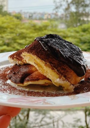 Hình của món Pancake 20’ cho bữa xế chiều.