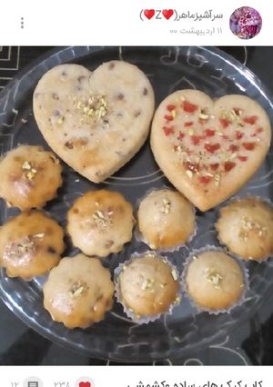 عکسی از دستور کیک کشمشی