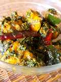 Pumpkin-Dill leaves in mustard oil