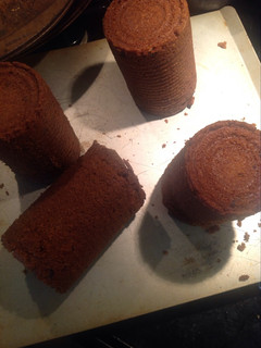 A picture of Steamed brown bread.