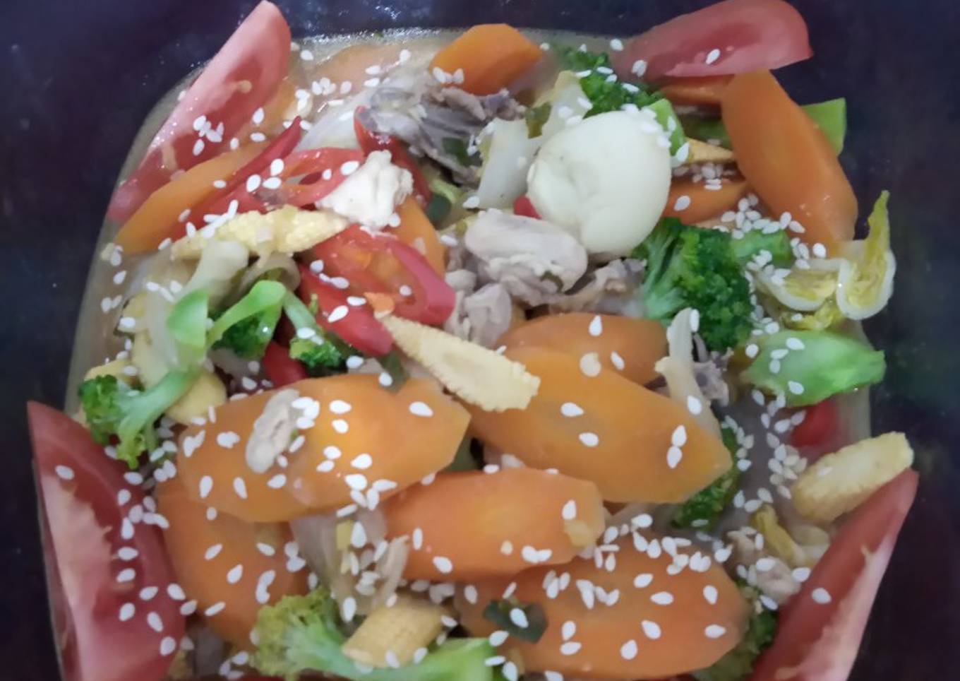 Capcay ayam