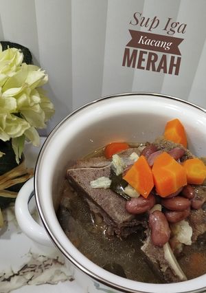 Foto resep Sup Iga Kacang Merah