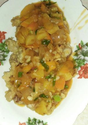 Foto resep Cumi - cumi saus asam manis