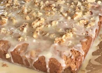 Latest Recipe Carrot  Walnut Cake with an Orange Glaze PlantBased Most Delicious