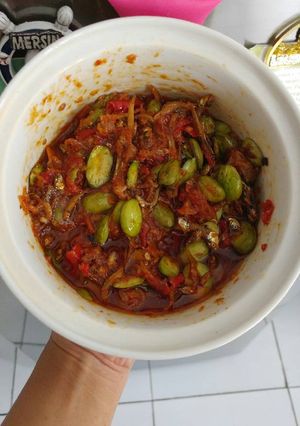 Foto resep Sambel hinyai teri peteuy