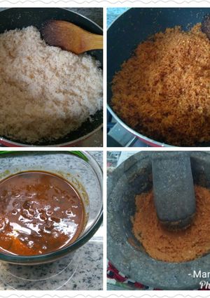 Foto resep Kelapa Sangrai Tumbuk untuk Rendang Padang atau Malbi Palembang