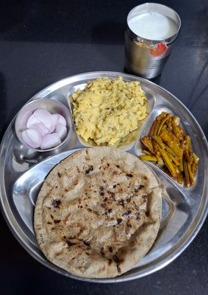 A picture of Village Style Meal.