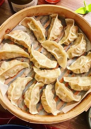 Zdjęcie przepisu Koreańskie pierożki Mandu.