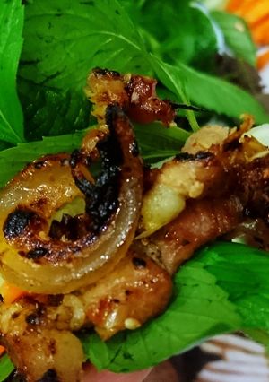 Hình của món Thịt heo lai nướng.