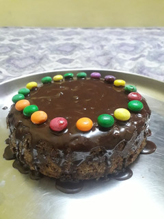 A picture of Raagi banana cake.