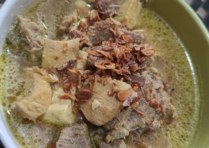 Anti Ribet, Buat Sayur Kuah Santan Terik Daging Sapi, Ayam, Tahu Irit Untuk Jualan