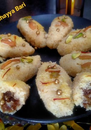 A picture of Dates Dryfruits Kalakand rolls.