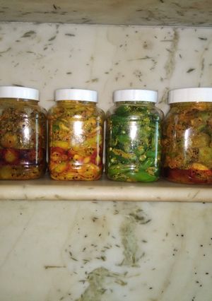 A picture of Sweet mango pickle.