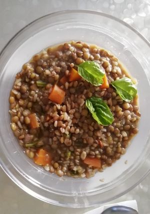 Foto di Zuppa di lenticchie ai cinque cerali🌽