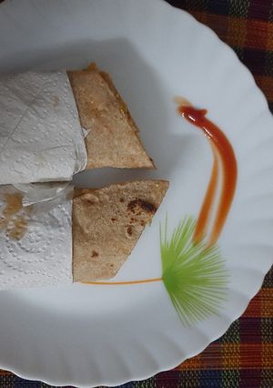 A picture of Paneer Roll.