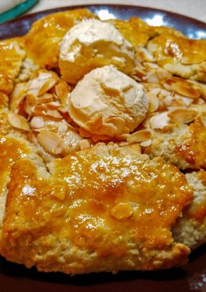 Almás-körtés zab galette juharsziruppal recept fotója