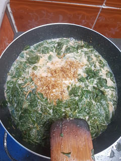 Foto resep Sayur singkong ikan teri