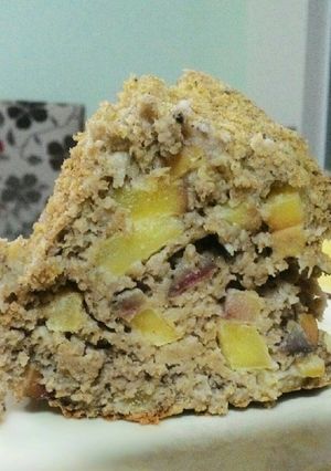 Foto de Bolo low carb de banana, maça e canela