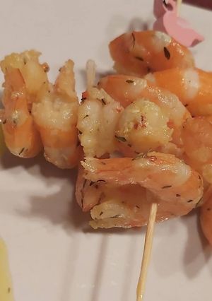 Une photo de Crevette marinée