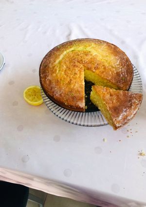 Une photo de Gâteau au citron basique