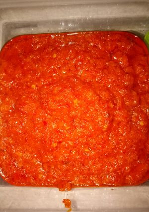 Foto resep Bumbu dasar merah (sambel bawang)