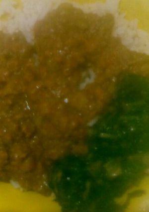 A picture of Mince and Rice.