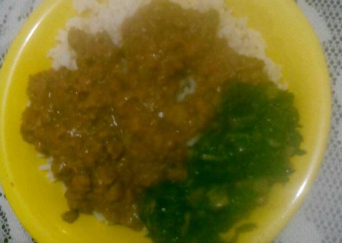 Mince and Rice