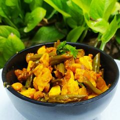 A picture of Masala Paneer Corn Beans.