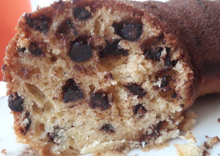 Budín De Vainilla Con Chips De Chocolate Receta De La Gastronomía De Tina Cookpad