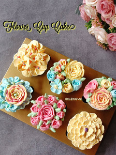 Foto resep Flower Cup Cake