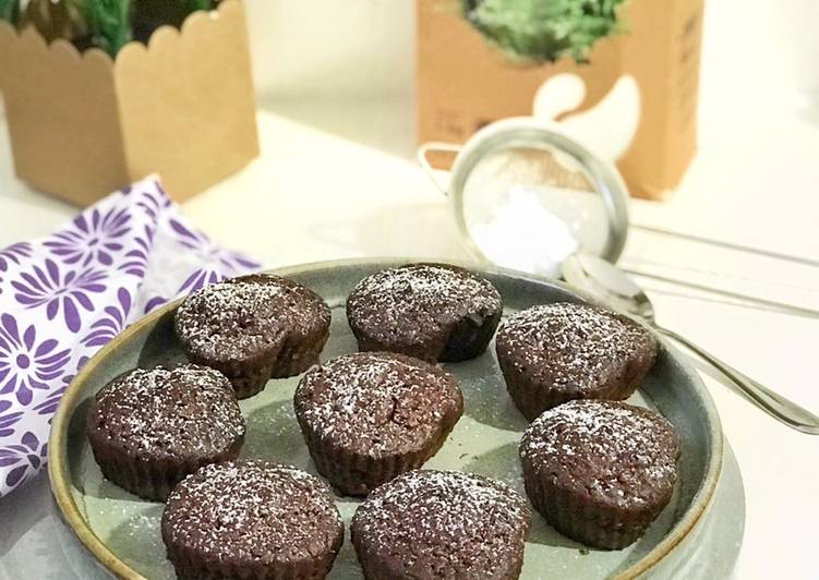 Bagaimana Menyiapkan Muffin chocolate Gluten-free Anti Gagal