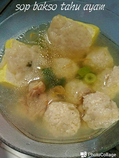 Foto resep Sop bakso tahu ayam 😆