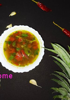 A picture of அன்னாசிப் பழ ரசம் (Annaasi pazha rasam recipe in tamil).