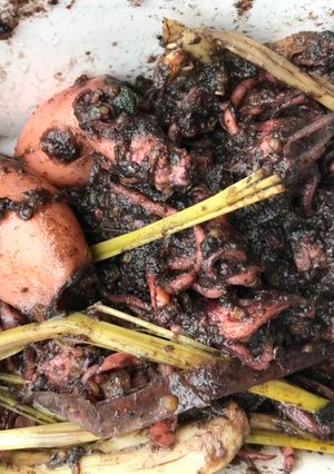 Foto resep Cumi Hitam tumis