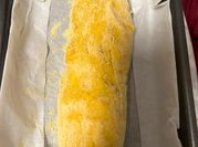 Una foto di brie e patate
