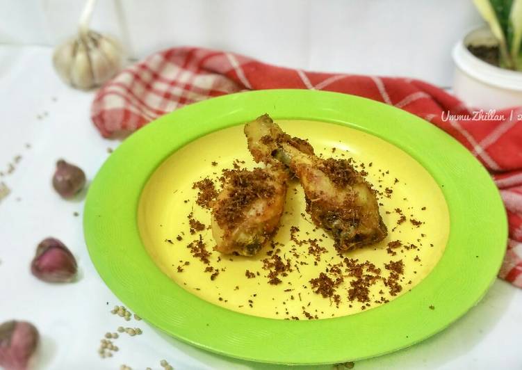 Cara Vegan EnakAyam Brewok a.k.a Ayam Goreng Lengkuas ala Elia K