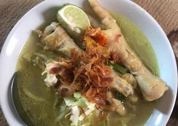 Resep Soto Ayam ceker jawa, Sempurna