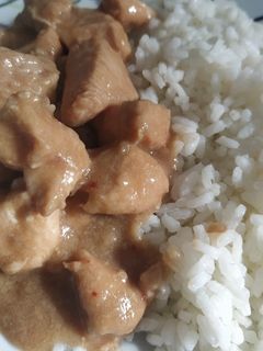 Foto di Riso e pollo alla soia