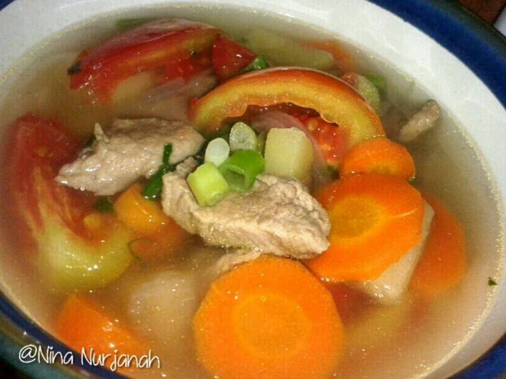 Cara Gampang Membuat Resep Sup daging sapi/buntut sapi istimewa Anti Ribet, Mantap Sekali