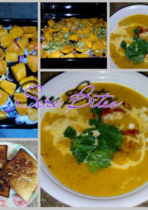 A picture of Squash Soup.