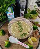 ब्रोकोली आलमंड सूप (Broccoli almond soup recipe in Hindi)